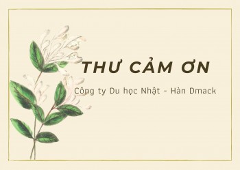 THƯ CẢM ƠN PHỤ HUYNH HỌC VIÊN KỲ THÁNG 4.2020